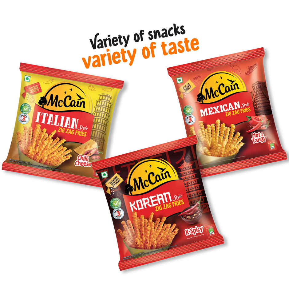 McCain American Herb & Garlic Zig Zag Fries