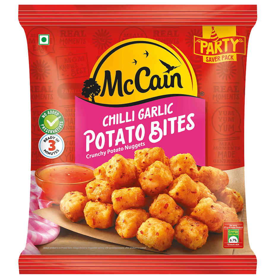McCain Chilli Garlic Potato Bites | Party Snack