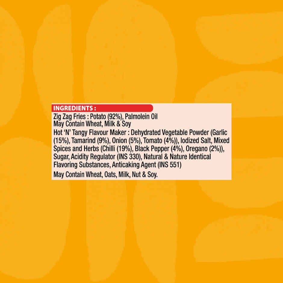 McCain Crazy Fries Masala MixHot 'n' Tangy Combo