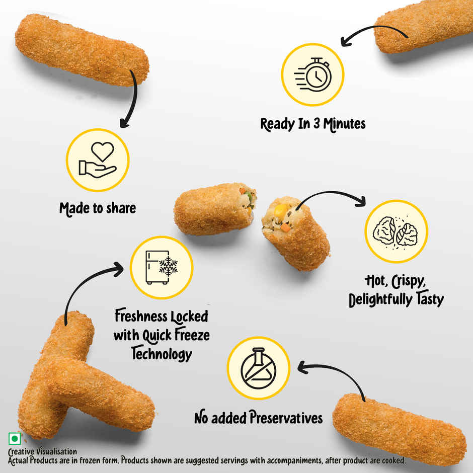 Del Monte Eggless Mayo(500gms) & Mccain Veggie Fingers(400gms) Combo