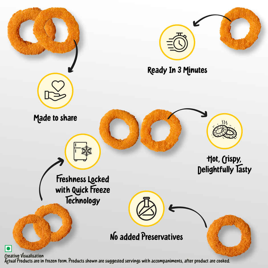 McCain Crispy Onion Rings | Ready To Cook