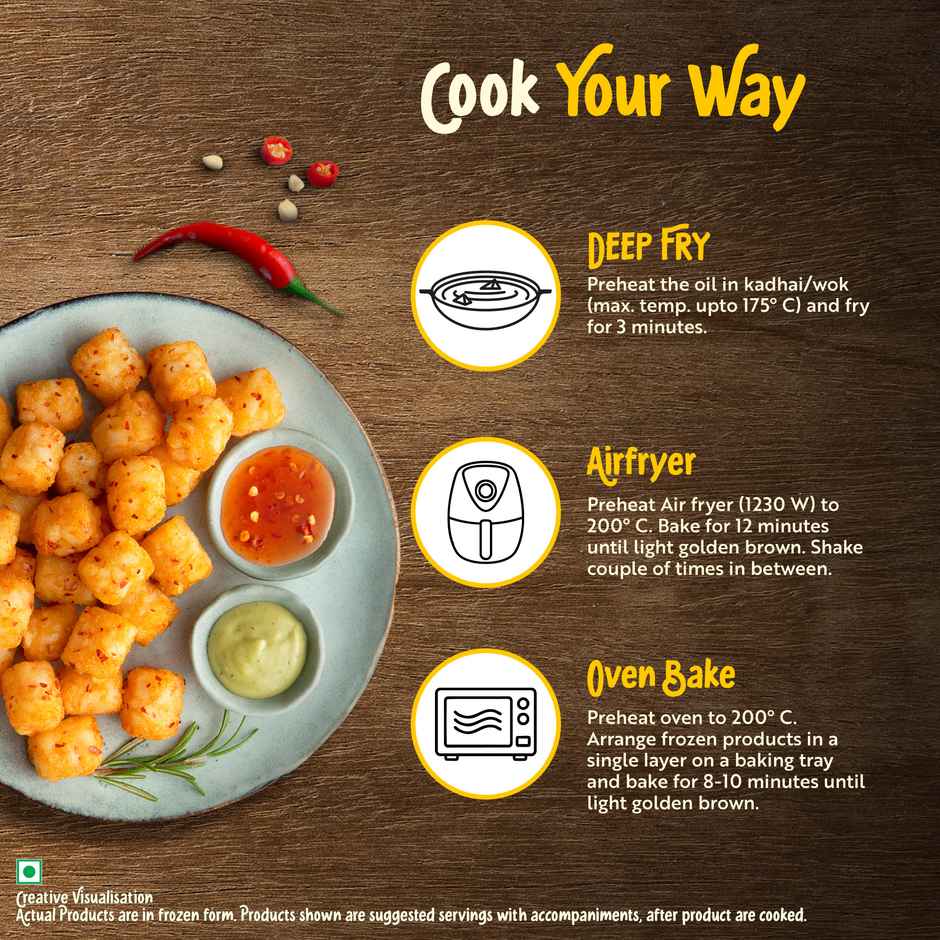 McCain Veggie Fingers & Chilli Garlic Potato Nuggets Combo