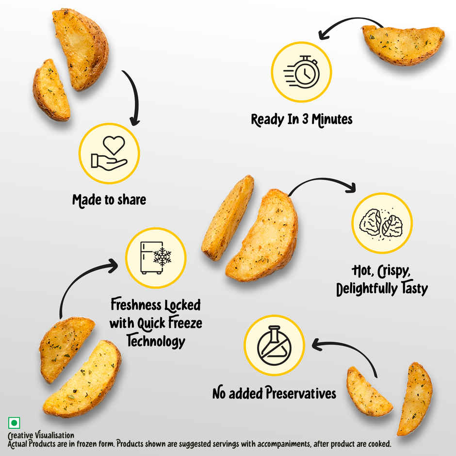 McCain Super Wedges | Frozen Seasoned Potato Wedges