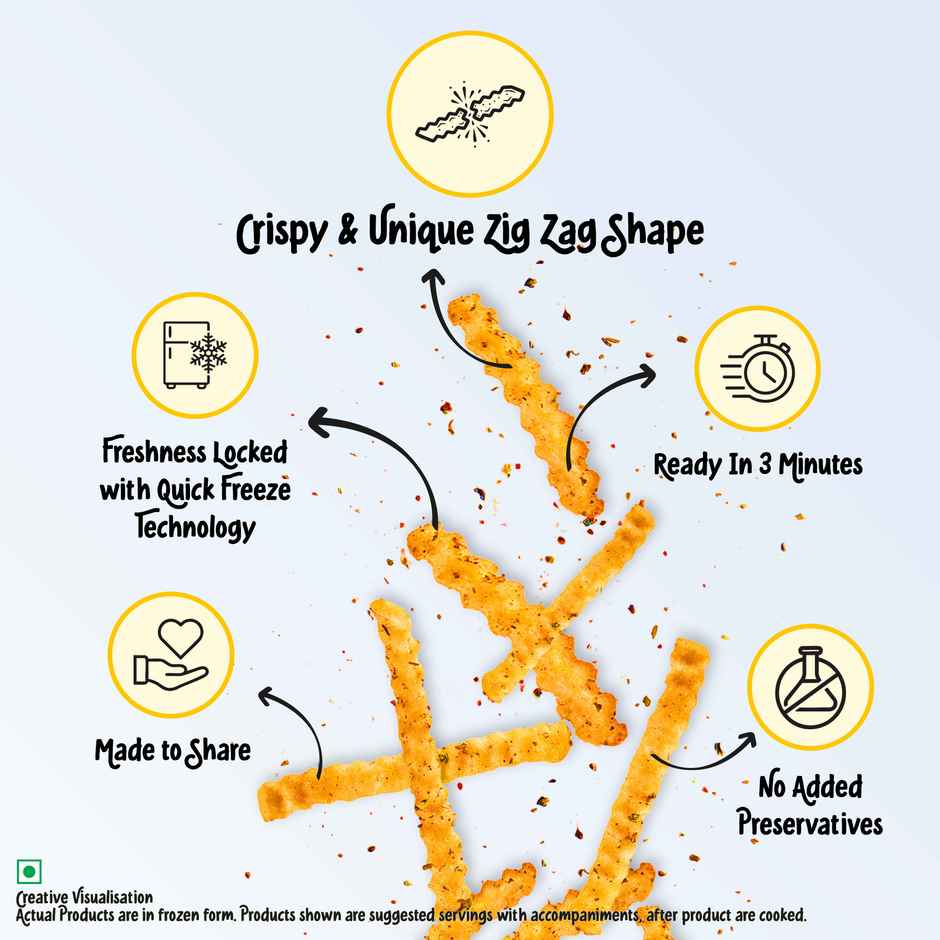 McCain Mexican Hot &Tangy Zig Zag Fries