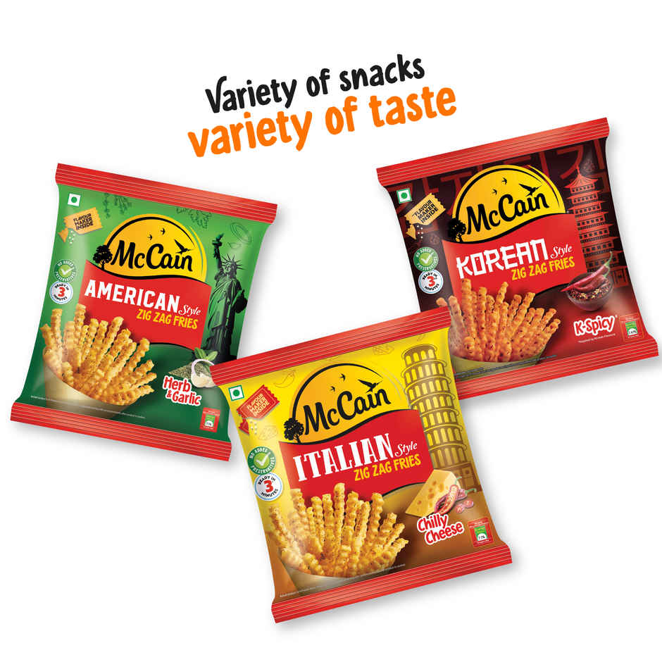 McCain Mexican Hot &Tangy Zig Zag Fries