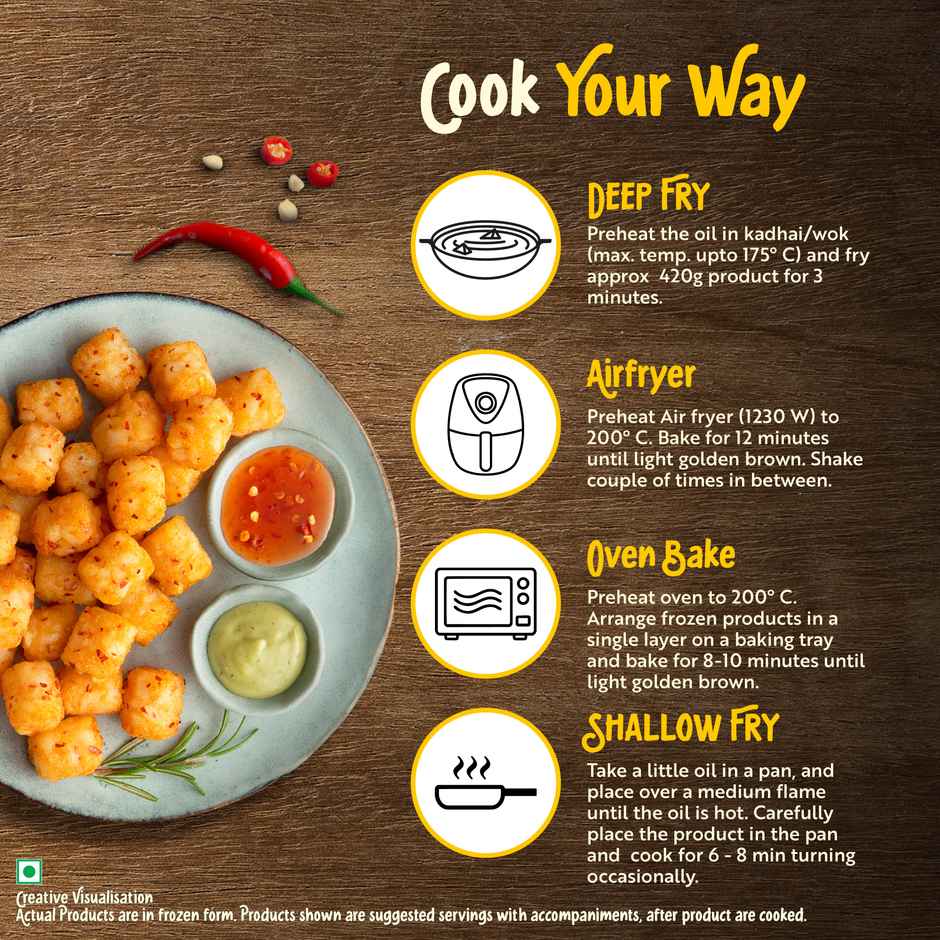 McCain Chilli Garlic Potato Bites Combo 