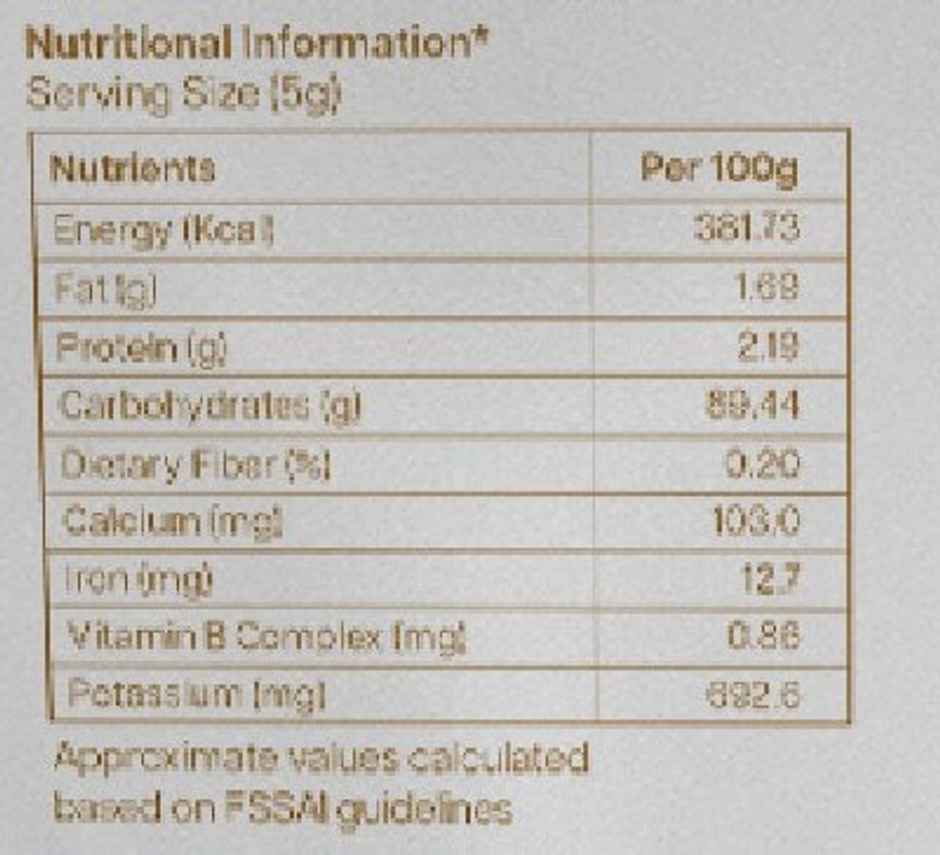 Forgreen Natural Palm Jaggery Powder With Ginger