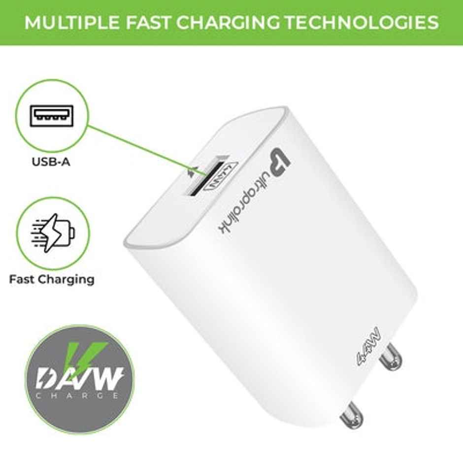 UltraProlink UM1135 44W Multi Protocol Fast Travel Charger with Fast Charging Cable