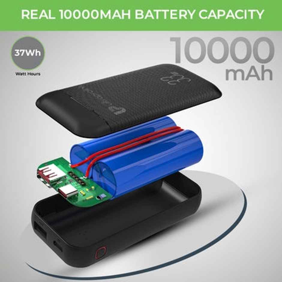UltraProlink UM1122 33W QC-PD-PPS Power Bank for Small Laptops,Smartphones & Tablets | 10000 mAh