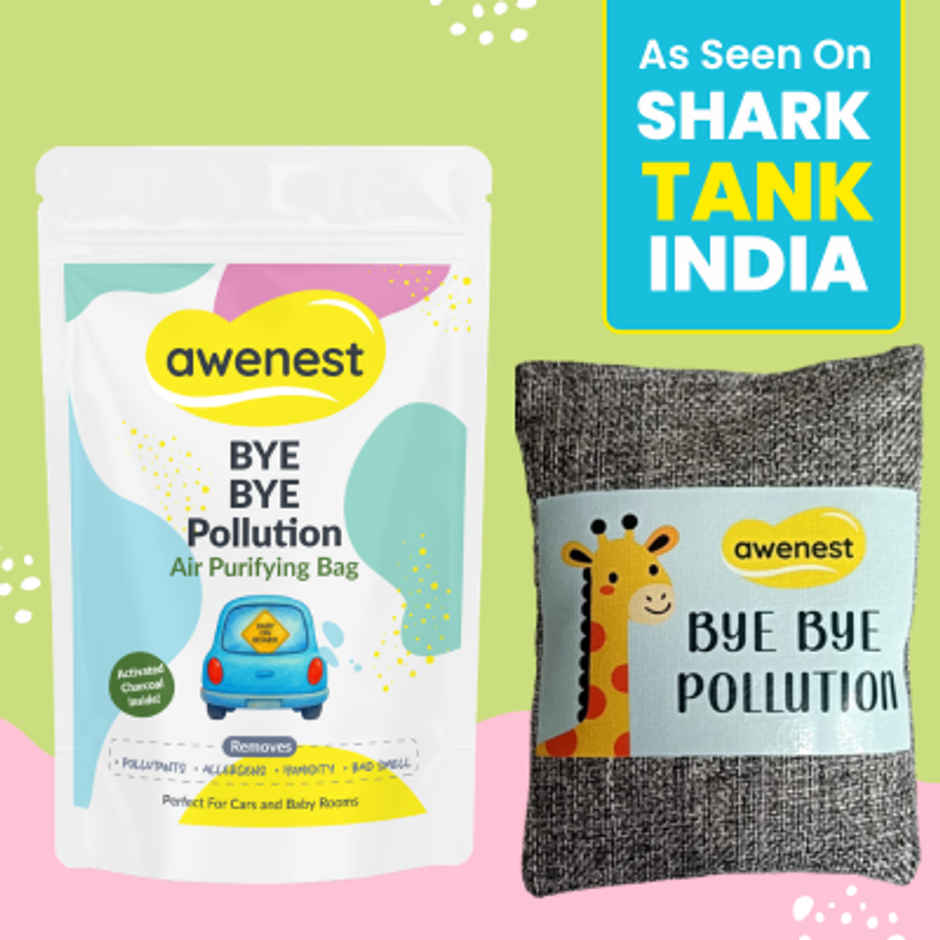 Awenest Bye Bye Pollution Air Purifier Activated Charcoal Bag