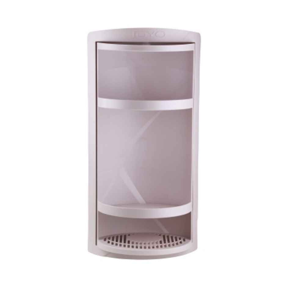 Joyo Rotating Storage Rack with Box-Royal Light Brown