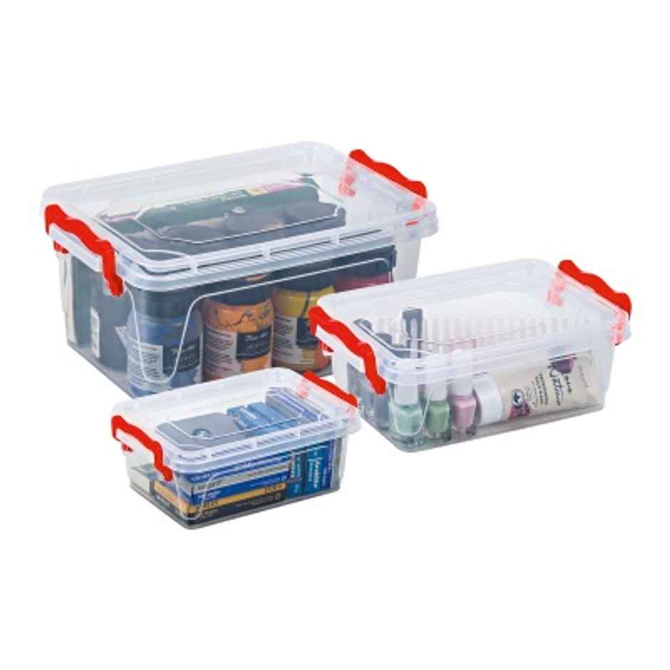JOYO Multibox Storage Container Set of 3 (600ml, 1.2L, 3L) | Multipurpose storage Containers