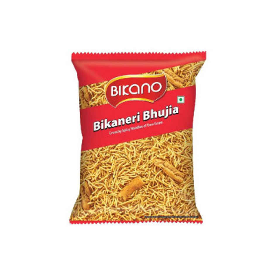 Bikano Bhujia Spicy & Crispy Namkeen | Made with Husked Dew Moth Bean Flour & Chickpea Flour