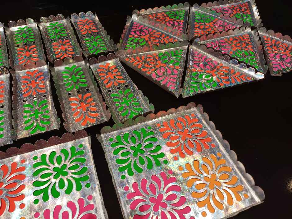 Big Akashdeep Silver Kandil | Gullak