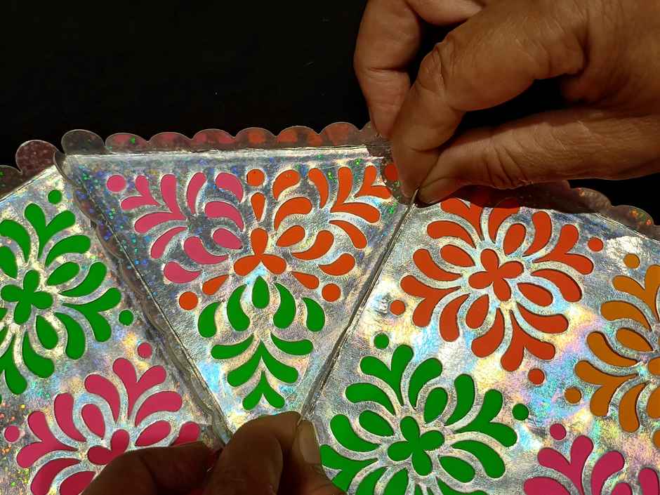 Big Akashdeep Silver Kandil | Gullak