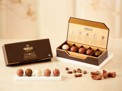 Fabelle Dessert Collection-5 Handcrafted Dessert Inspired Chocolate Truffles