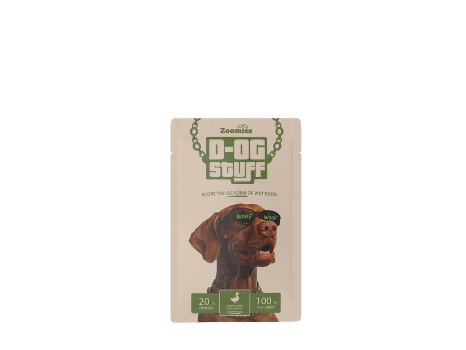 Zoomies D-OG stuff Duck Dog Wet Food