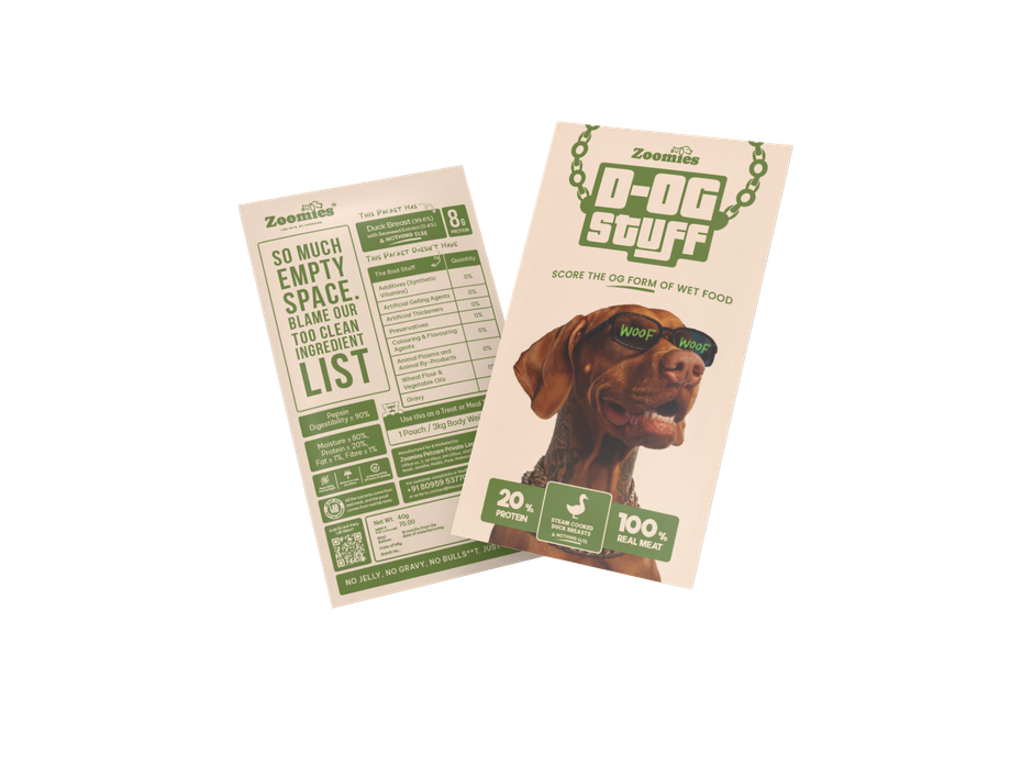 Zoomies D-OG stuff Duck Dog Wet Food