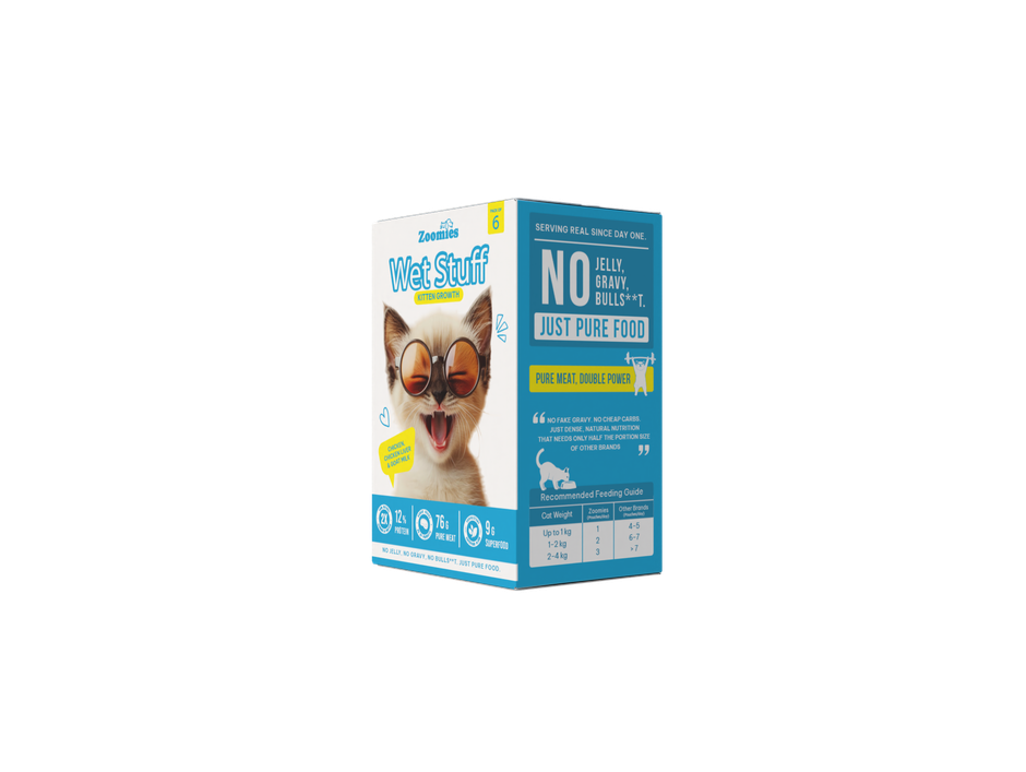 Zoomies Wet Stuff Kitten Growth Kitten Wet Food