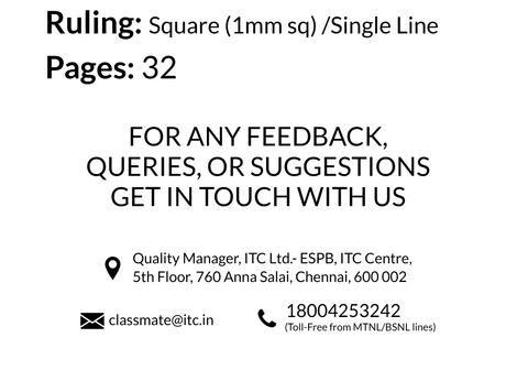 Classmate Graph book (28 x 22 cm, Assorted Designs)