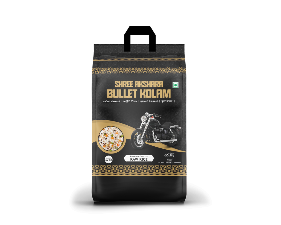 Shree Akshara Kolam Raw Rice