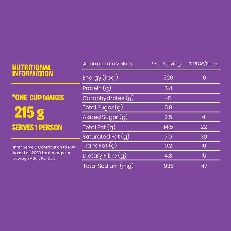 Yu Chilli Manchurian Instant Cup Noodles