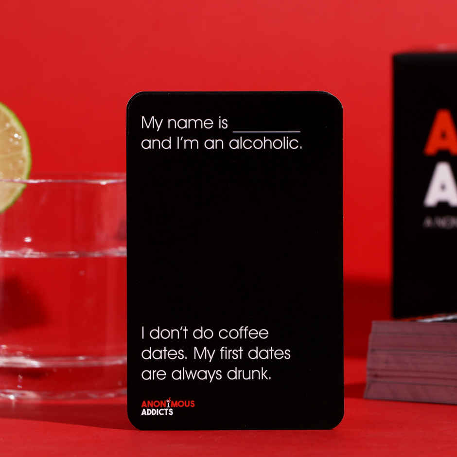 Anonymous Addicts Party Card Game | Card Game for Adults | Party Games | Propcon