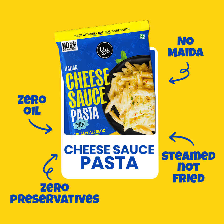 Yu Cheese Sauce Instant Cup Wheat Pasta - Combo Pack