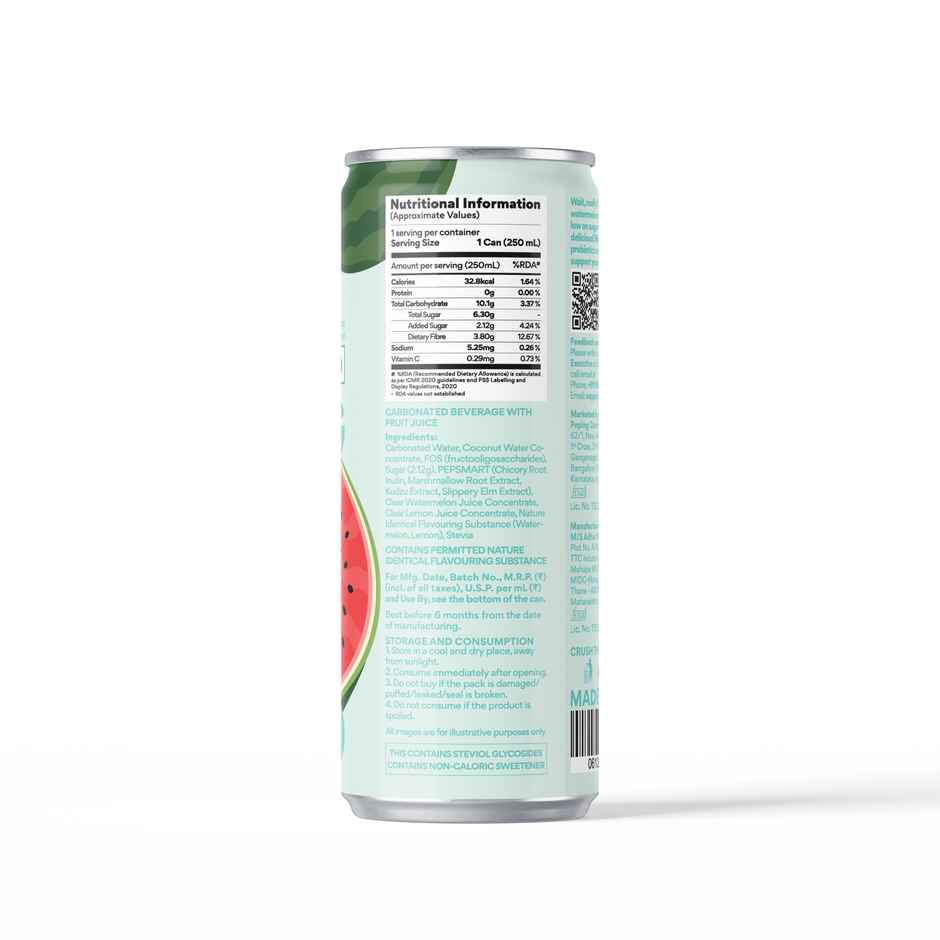 Peping Prebiotic Fizzy Drink | Watermelon Zing