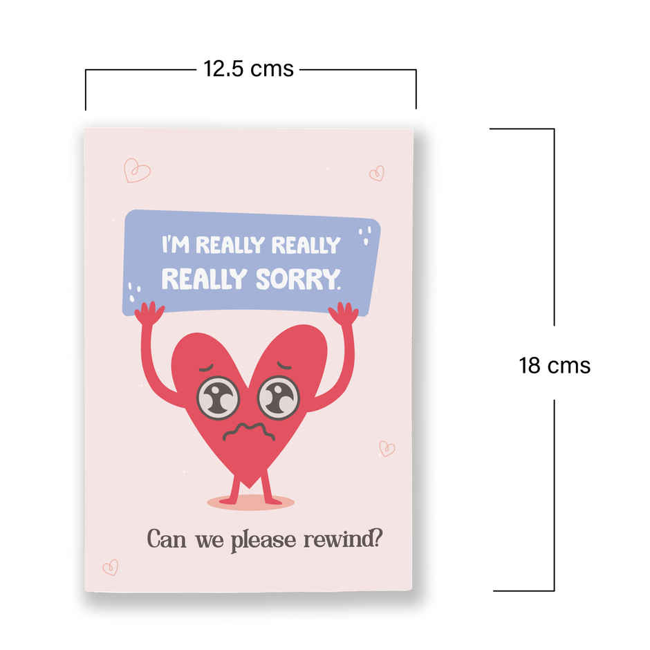 Please Forgive Me Sorry Card | Festive Needs | Propcon