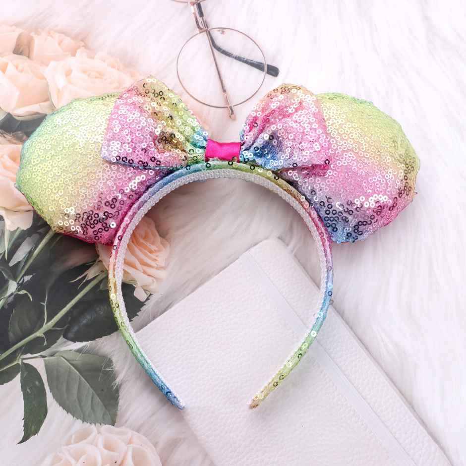 Li'l Diva Minnie Mouse Headband Multicolored