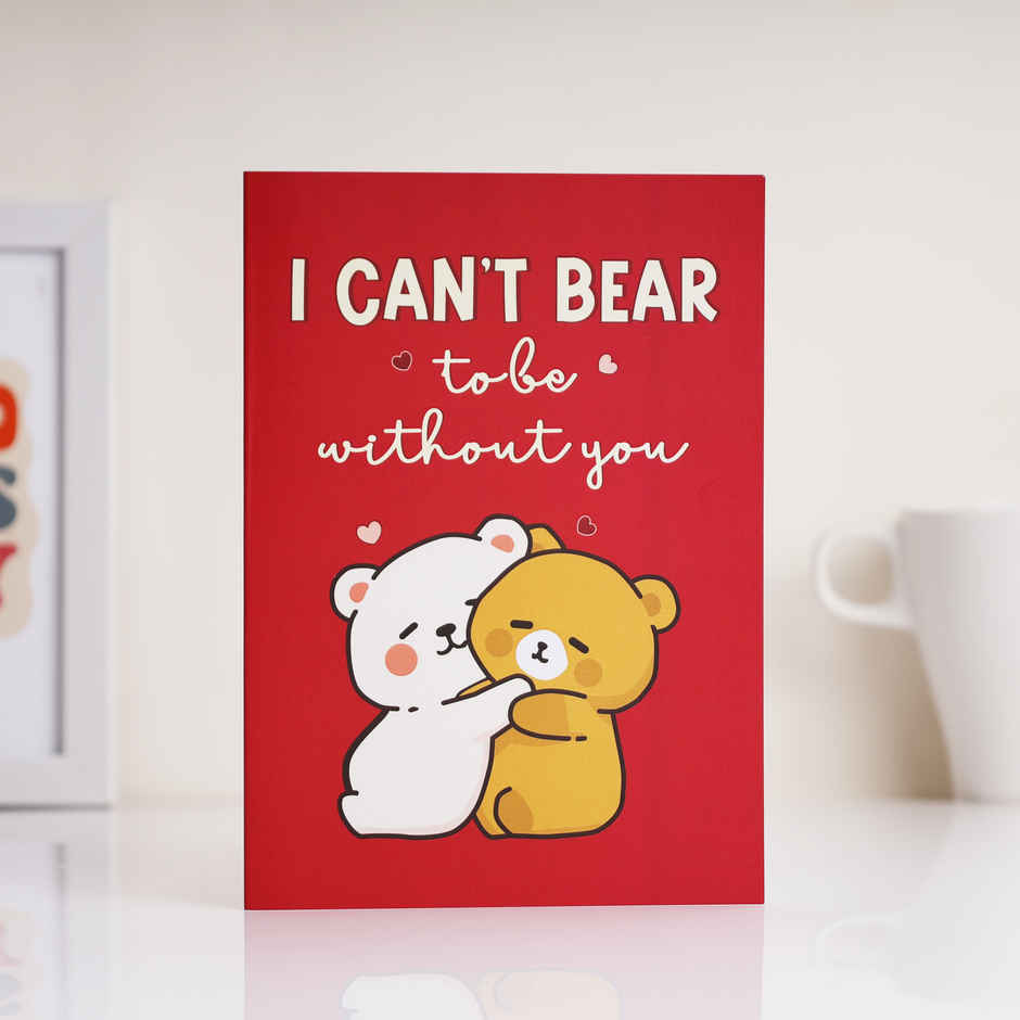 Sweet Teddy Bears Love Greeting Card | Oye Happy