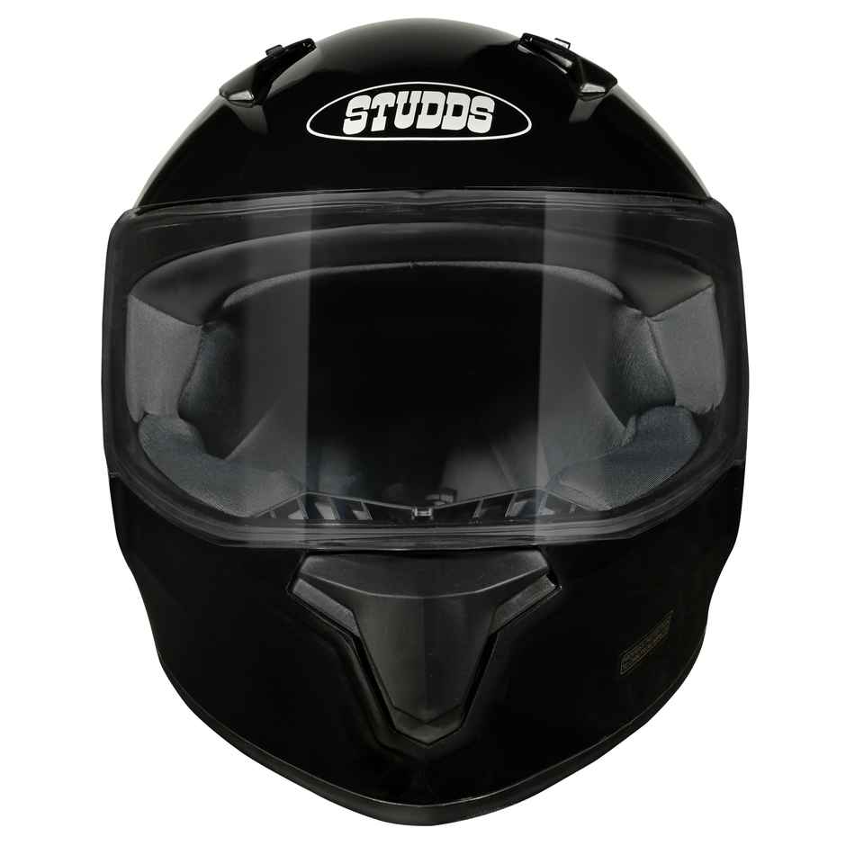 Studds Thunder Full Face Helmet with Spoiler |Black - L