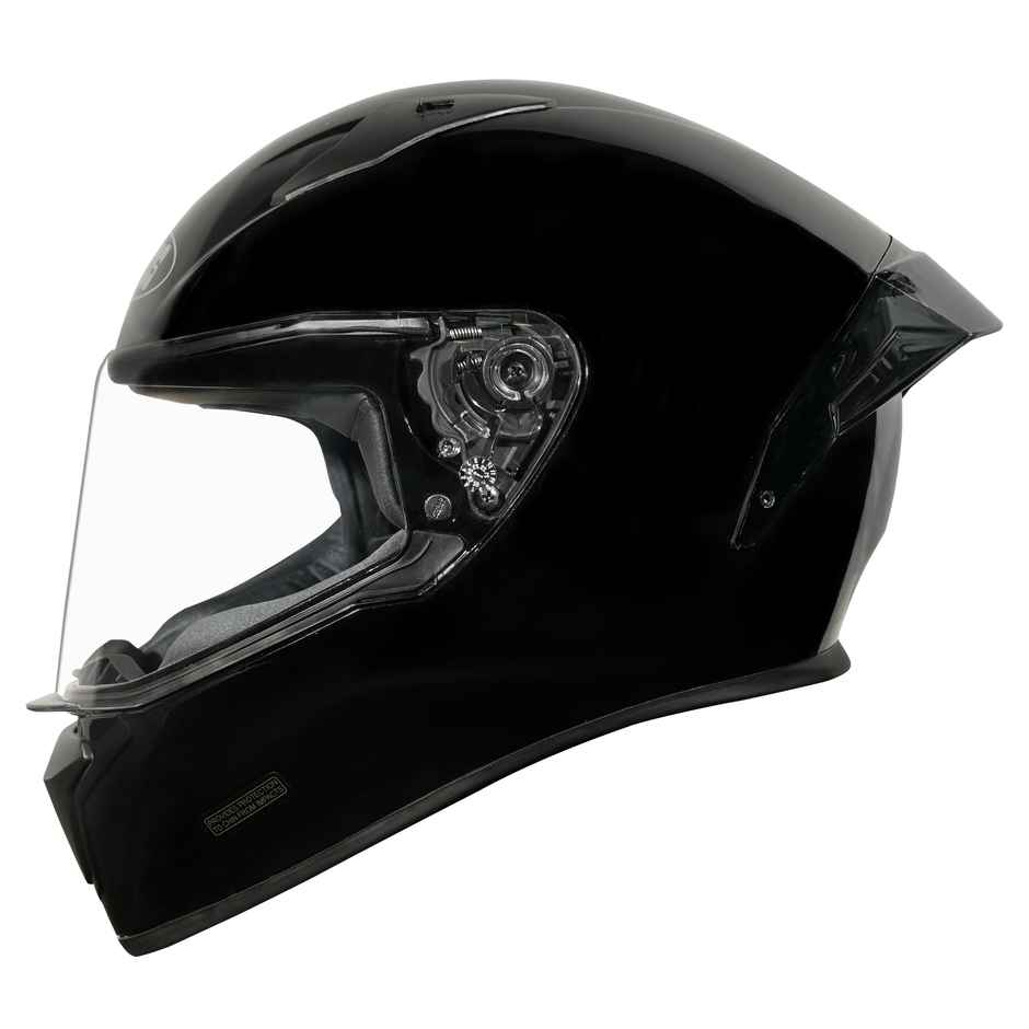 Studds Thunder Full Face Helmet with Spoiler |Black - L