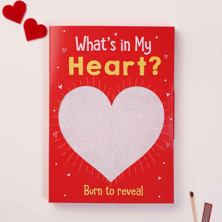 Burn to Reveal Secret Love Message Card | Oye Happy