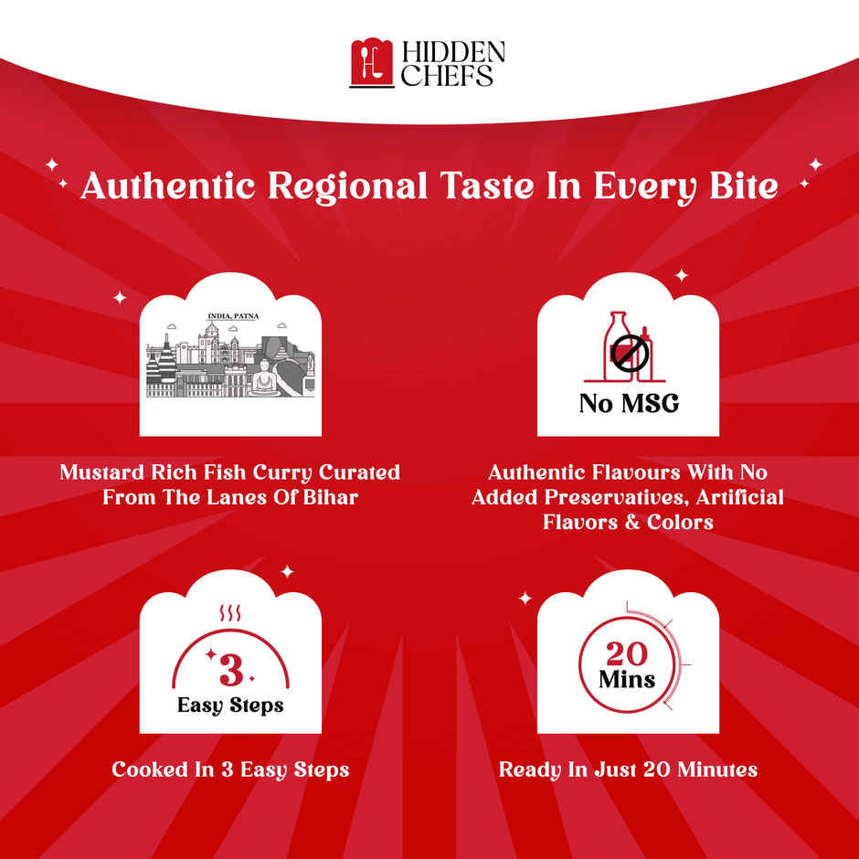 Hidden Chefs Bihari Style Fish Curry Masala Kit | Recipe Kit