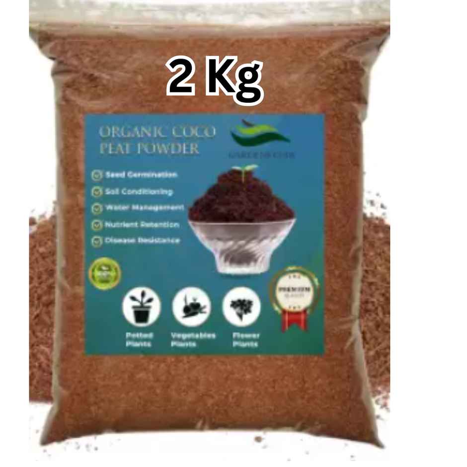 Gardens Coir - Wet Coco Peat Powder Ready To Use | Coir Pith Loose | Home Gardening