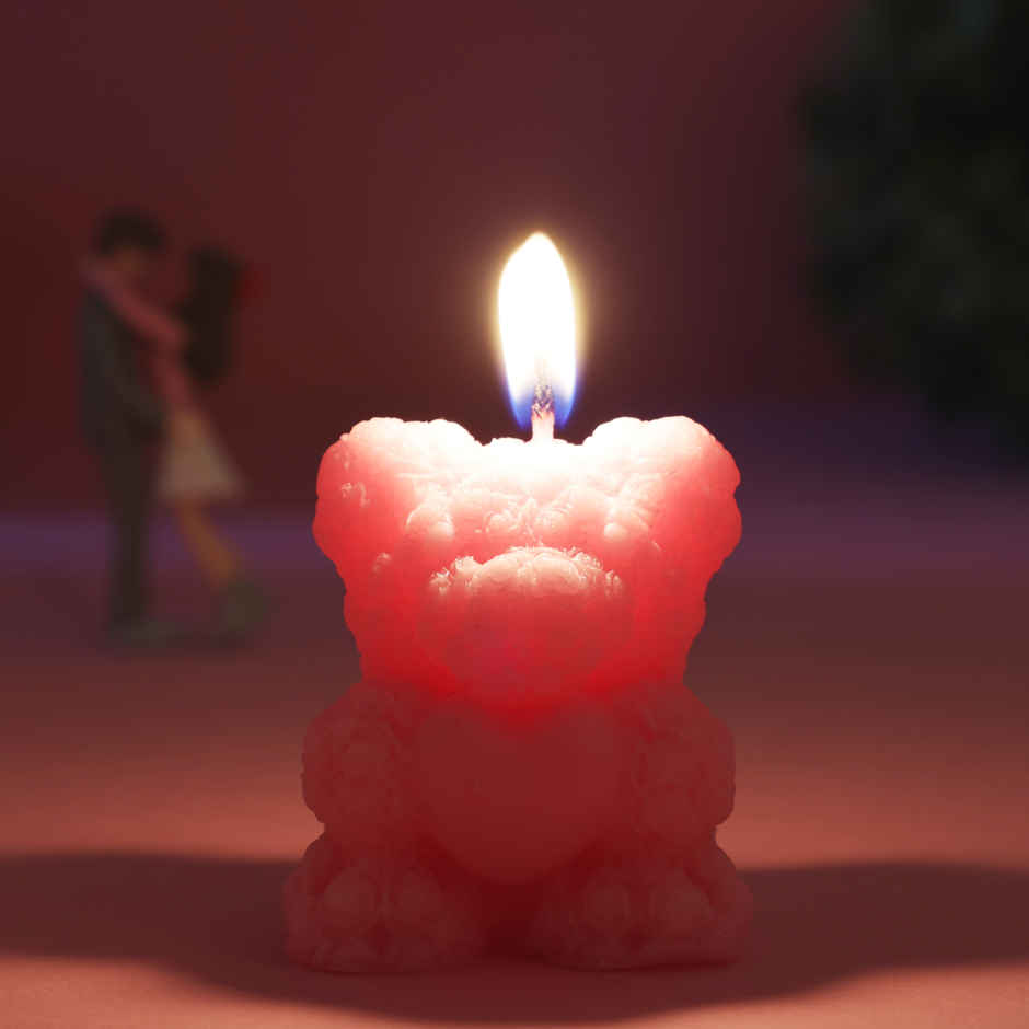 Forever Moments Mug Gift Hamper with Crochet Flower Magnet and Teddy Candle | Oye Happy