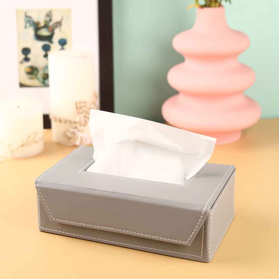 Birch & Co. Tissue Box - Grey