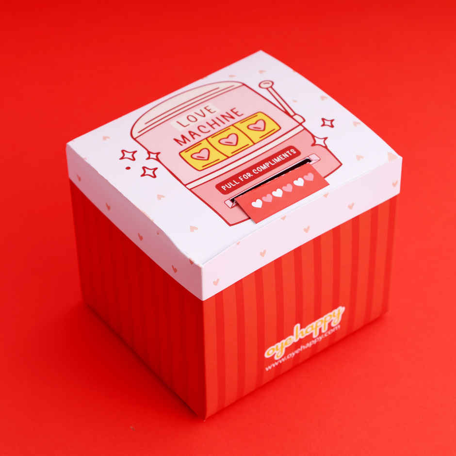 Love Machine Surprise Notes & Compliment Cards Interactive Gift Box | Happy Mail