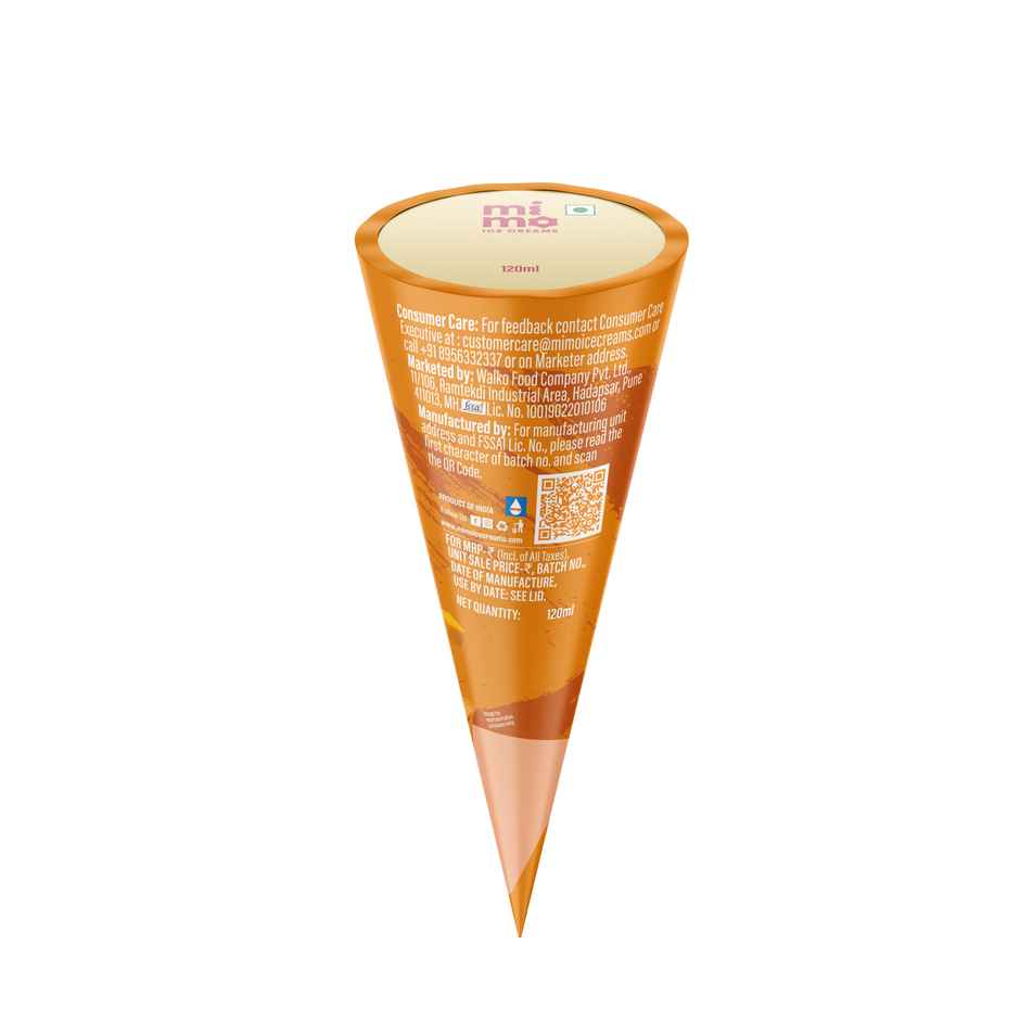 Mimo Crave Cone Alphonso Mango Ice Cream
