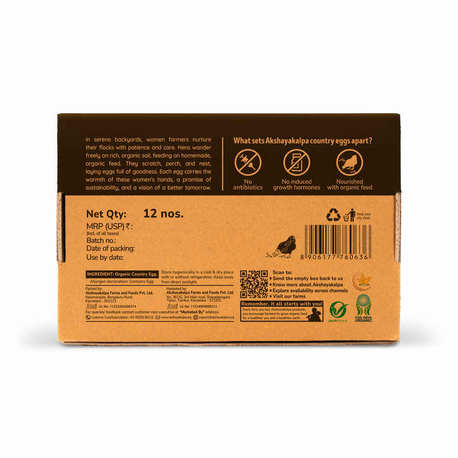 Akshayakalpa Organic Country Eggs