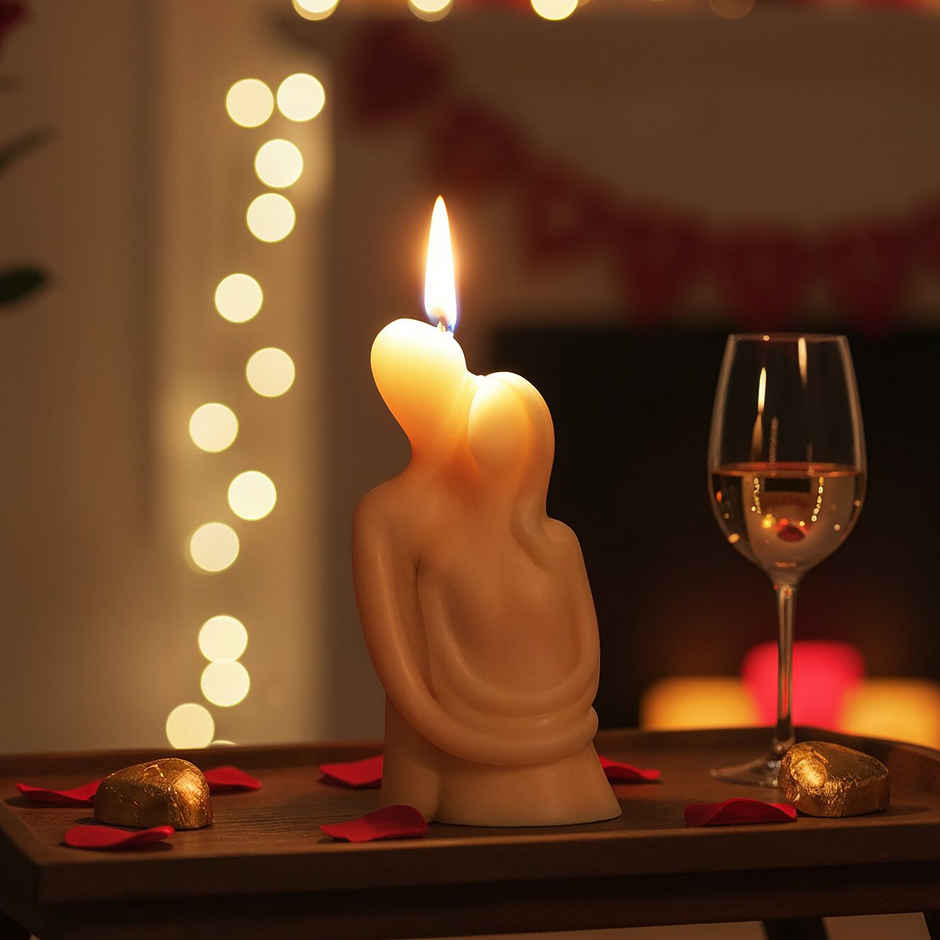Melting Couple Kissing Candle | Perfect Kiss Day Valentine Gift | Oye Happy