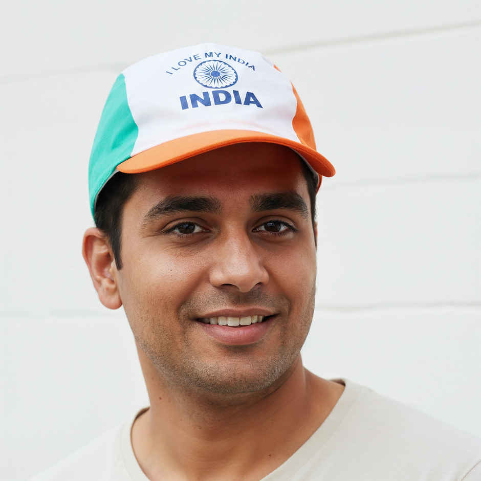 Tricolor Paper Cap | Indian Flag Colored Cap for Cricket Match Parties | Propcon