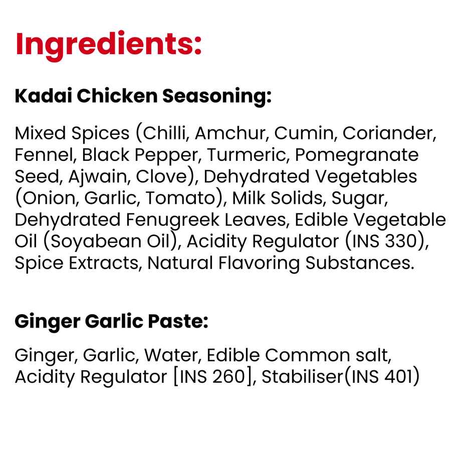 Hidden Chefs Kadai Chicken Masala Kit | Recipe Kit