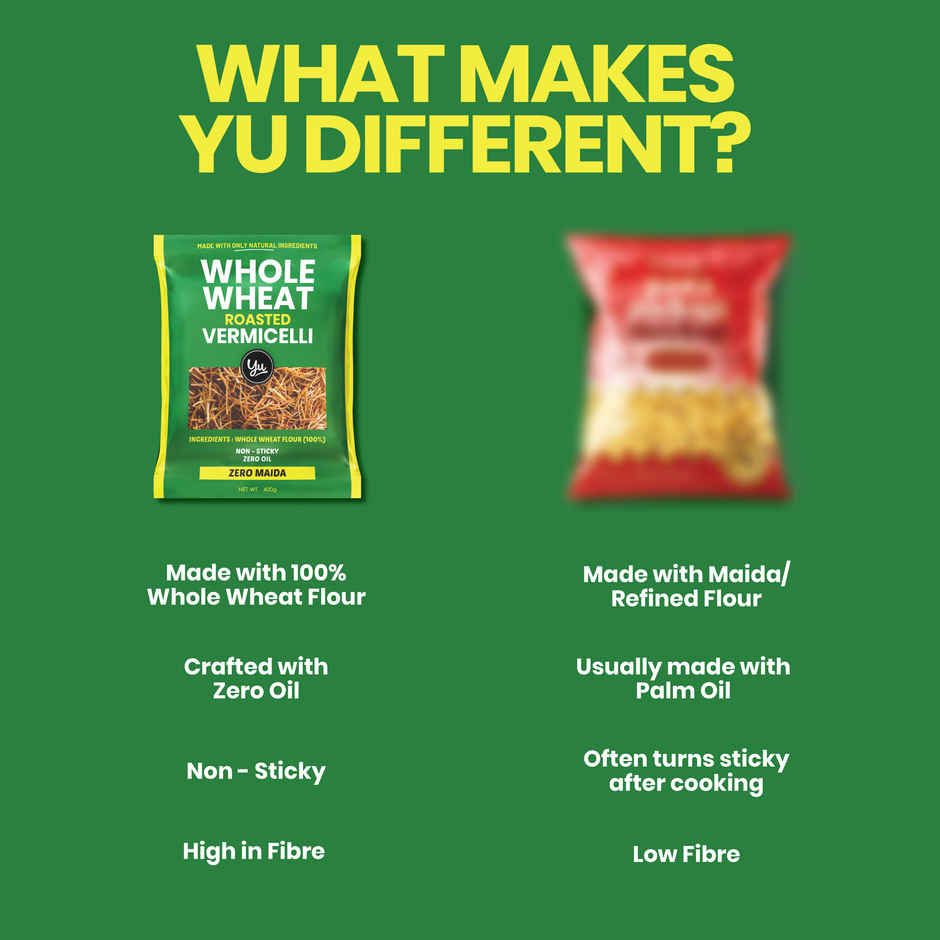 Yu Foods Whole Wheat Roasted Vermicelli