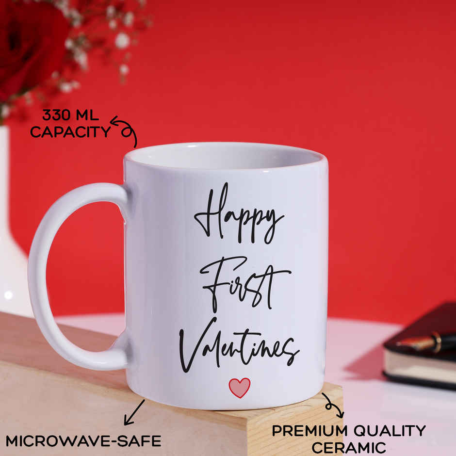 Happy First Valentine Mug | Oye Happy