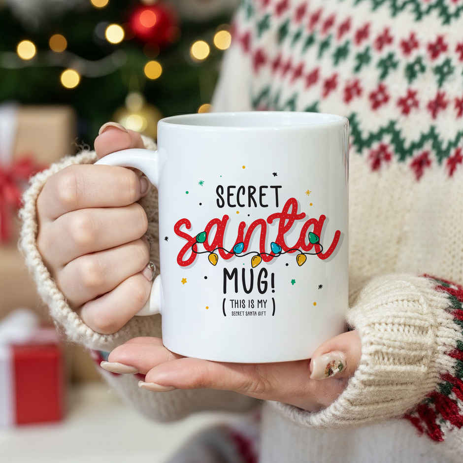 Secret Santa Mug - Funny Secret Santa Gift for Friends and Colleagues