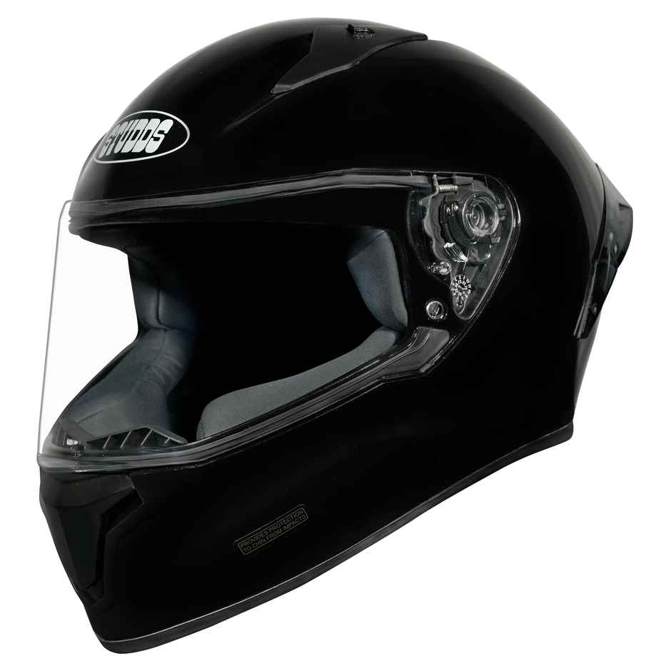 Studds Thunder Full Face Helmet with Spoiler |Black - L