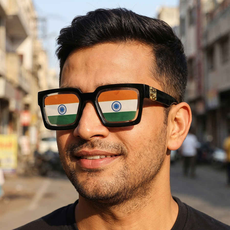 Tricolor Goggles | Fun Party Goggles for Hardcore Indian Cricket Fans | Propcon